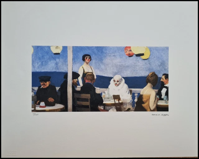 Edward Hopper Lithographie Agréé - 1986 ( Georgia O'Keeffe Francis Bacon