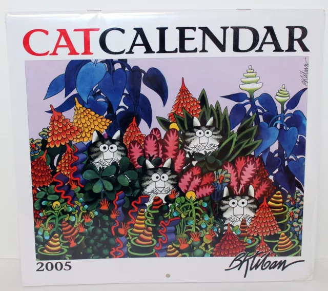 B Kliban CatCalendar 2005 Wall size 13 x 12 - Full color - Shrink Wrapped