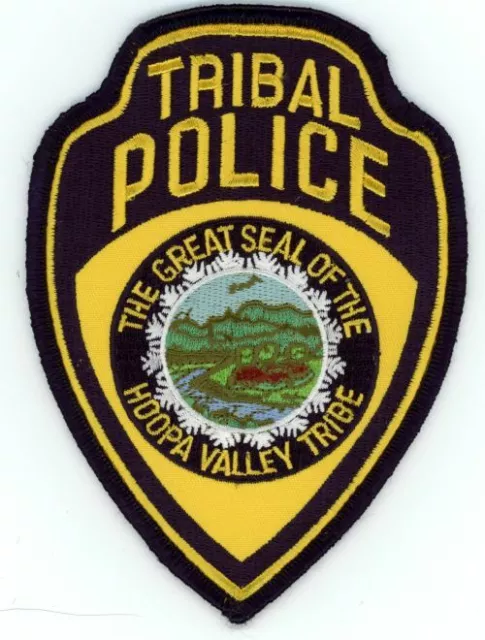 California Ca Hoopa Valley Tribe Tribal Police Nice Shoulder Patch Sheriff