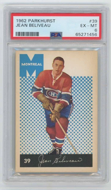 1962 Parkhurst 39 Jean Beliveau PSA 6 656640