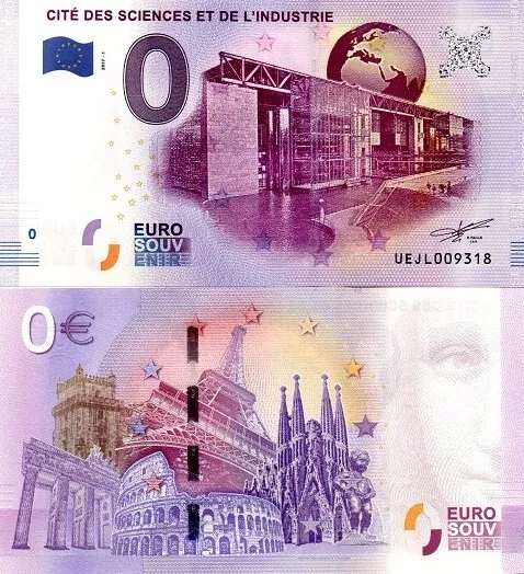 Billet 0 Euro - 2017-1 - Cité Des Sciences Et De L'industrie Paris - Uejl009318
