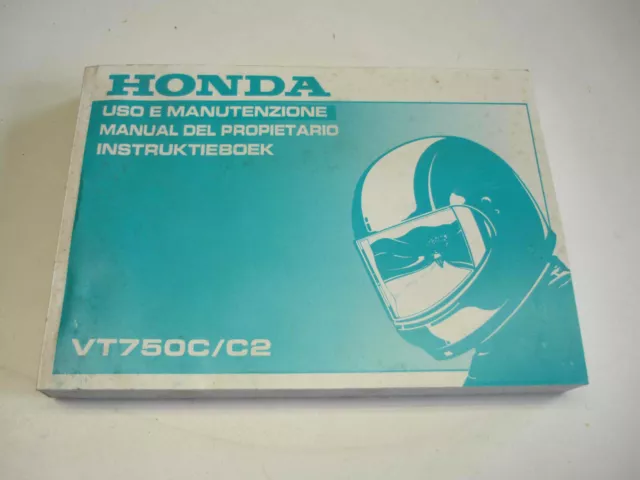 Orig Honda Fahrerhandbuch Bedienungsanleitung VT 750 C C2 Shadow RC44 VT750C