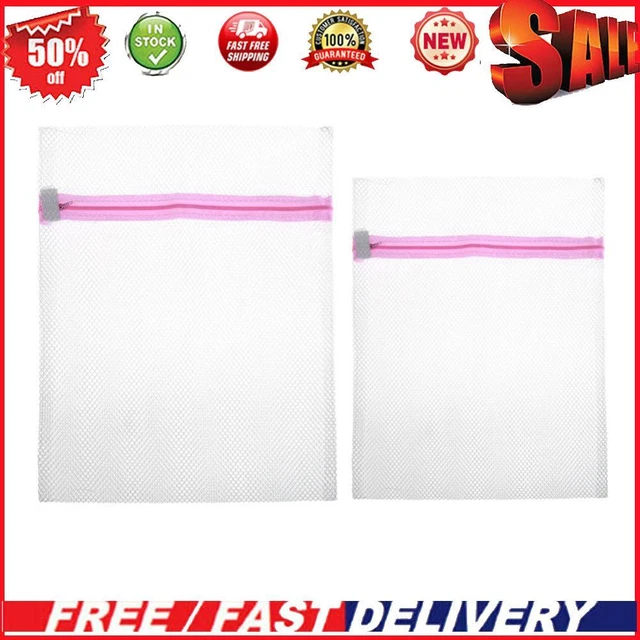 Zipper Mesh Wash Bag Foldable Sock Underwear Washing Machine Protection Net