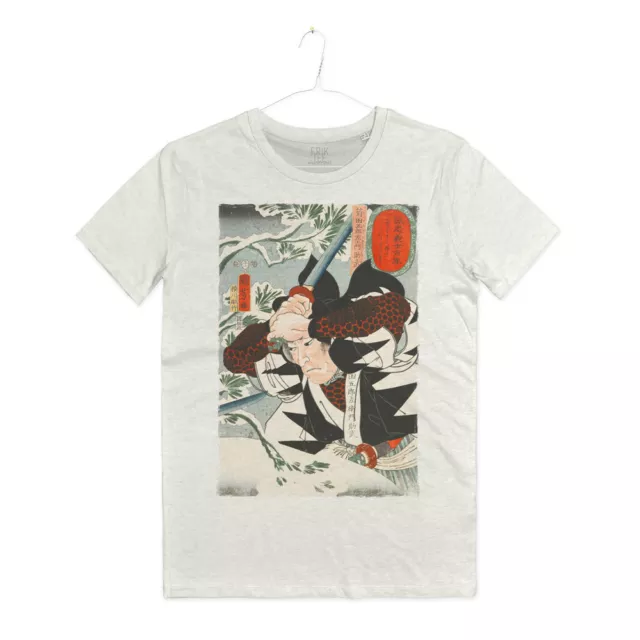 Maglietta Samurai Arti Marziali T-shirt Man Tatuaggio Giapponese Japan Buchi Art