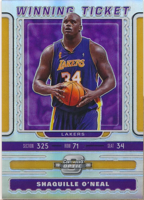 2019-20 Panini Contenders Optic Winning Tickets #5 Shaquille O'Neal