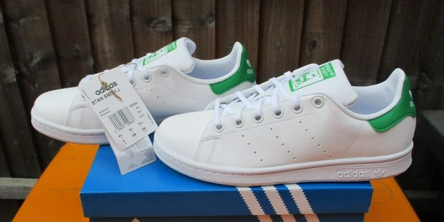 ADIDAS STAN SMITH Originals Trainers Junior Ladies White Green UK 4.5 BNIB 23.05 PicClick UK