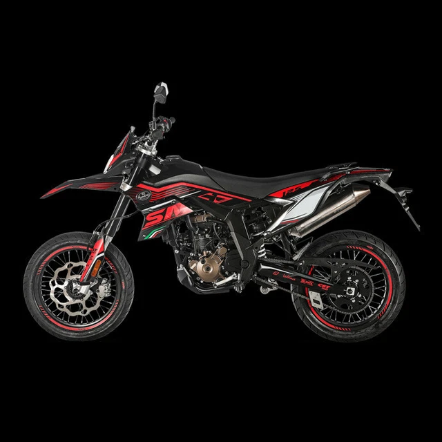 FB MONDIAL SMX 125i ABS SUPERMOTO schwarz rot sofort lieferbar