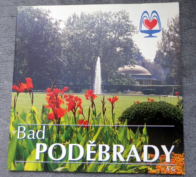 Bad Poděbrady -  Prospekt Tschechien - Kurbad Heilquellen - Reisefüher Tourismus