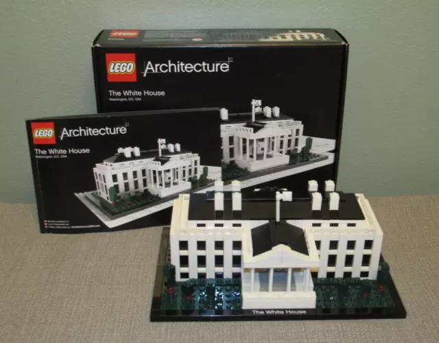 LEGO Architecture The White House 21006 100% complete box manual