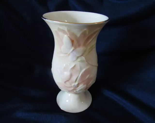 Lenox Gold Club Floral Vase Ivory w/Gold Trim