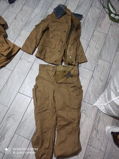 Original USSR Army Winter Afghanka Uniform Jacket And Pants