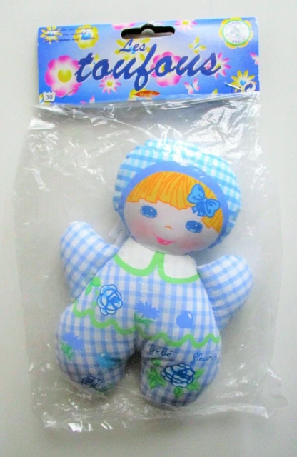 Peluche doudou poupée chiffon Mini MUNDIA Christine et Cécile 30 cm