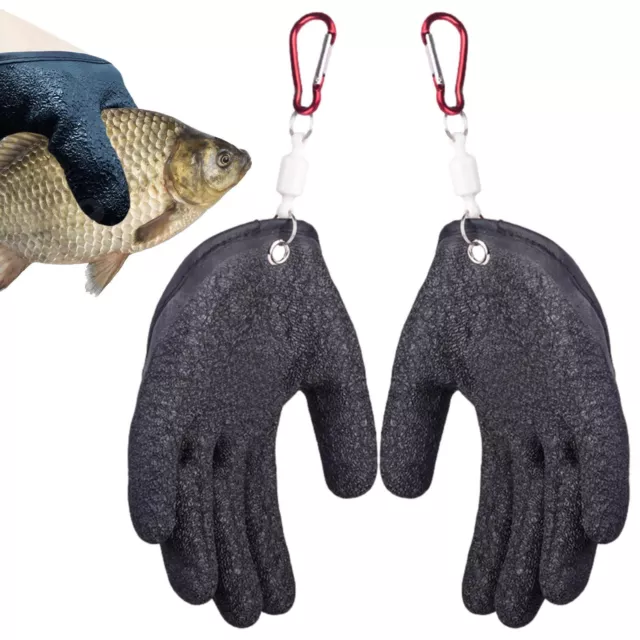 Magnetic Protect Hand Catching Anti-Slip Fishing Gloves Fishing Essentials