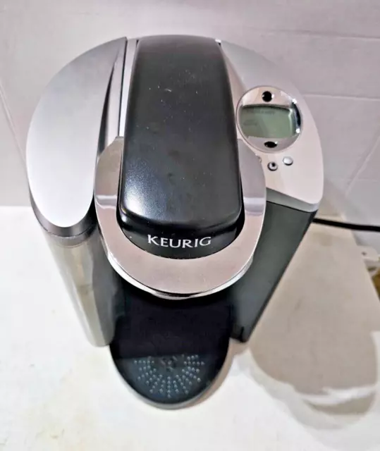 Keurig B60 Single Cup Brewing System Coffee Maker Black Silver Works