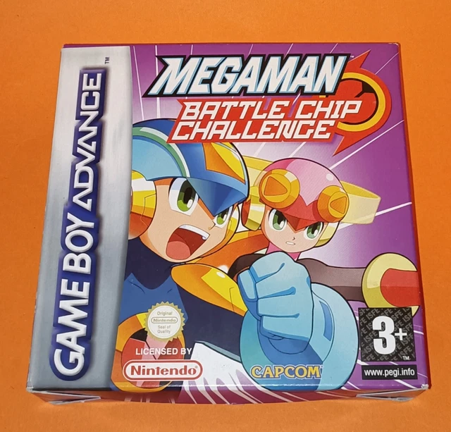 Mega Man Battle Chip Challenge NINTENDO GAMEBOY ADVANCE GBA Capcom TOP CONDITION