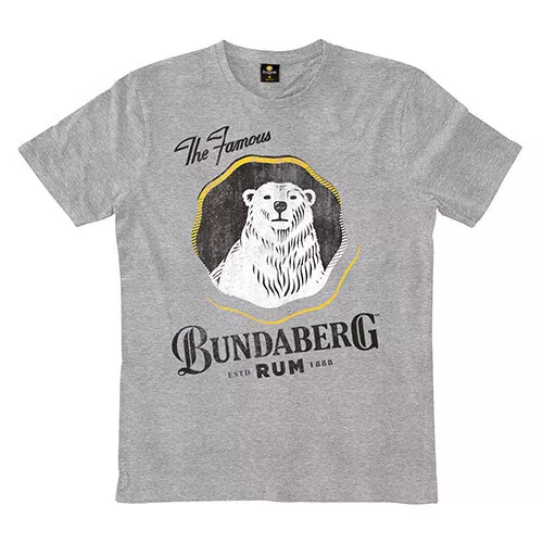 The Famous Bundaberg Bundy Rum Design Men's Tee T-Shirt Cotton BUN0386