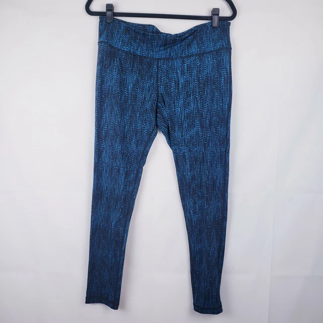Kirkland Signature Leggings Size Large Compression Black Blue