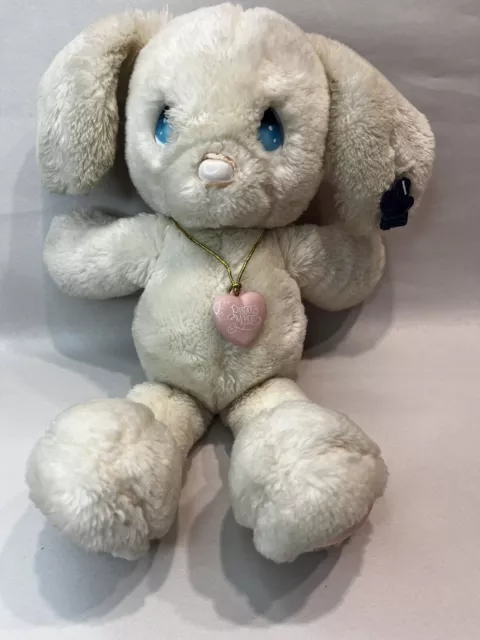 Applause Bunny Rabbit Plush White SNOWBALL 1985 Precious Moments Vintage 12”