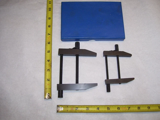 Parallel Clamps, (2)  Machinist / Tool Maker Parallel Clamps, Open to 2-1/4 & 3"