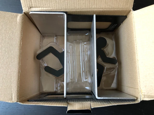 Portal 2 Limited Edition ThinkGeek Aluminum Bookends - Comes with Box 2