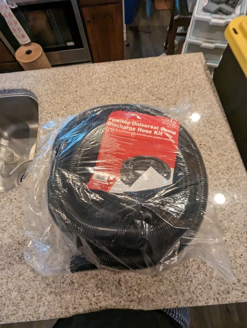Prinsco SK2200 Black Sump Pump Discharge Hose 1-1/2 in. x 24 ft.