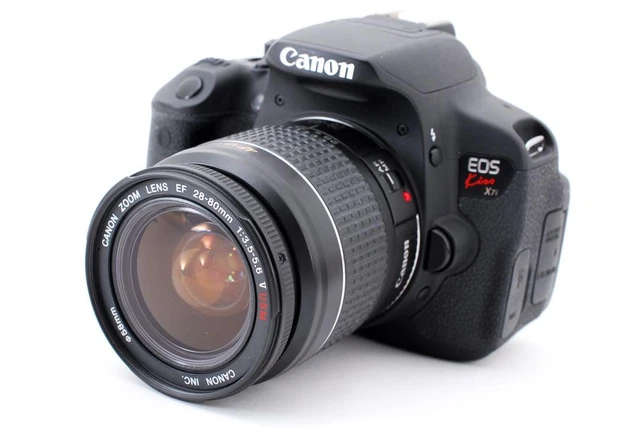 ★美品★キャノン CANON EOS KISS X7 28-80mm EOS Kiss キヤノン デジタル一眼レフカメラ Canon X7 EF 28-80mm