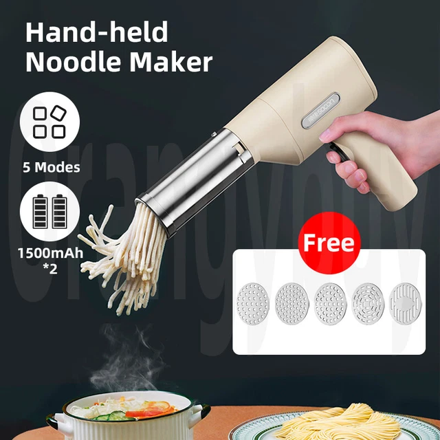 Noodle Maker Home Small Electric 45W 1500mAh Portable Handheld