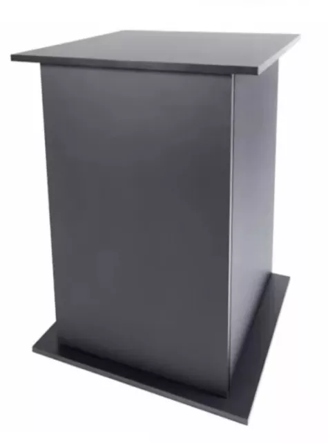 Aqueon Black Pedestal Aquarium Stand, 24"L X 24" W