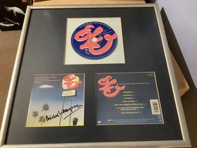 Electric Light Orchestra - Signed - Framed CD - The Night The Light Went On……….