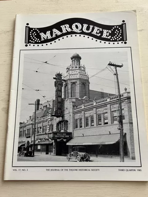 Marquee Magazine Vol. 17 No 3 - Sam Katz, Milwaukee Theaters