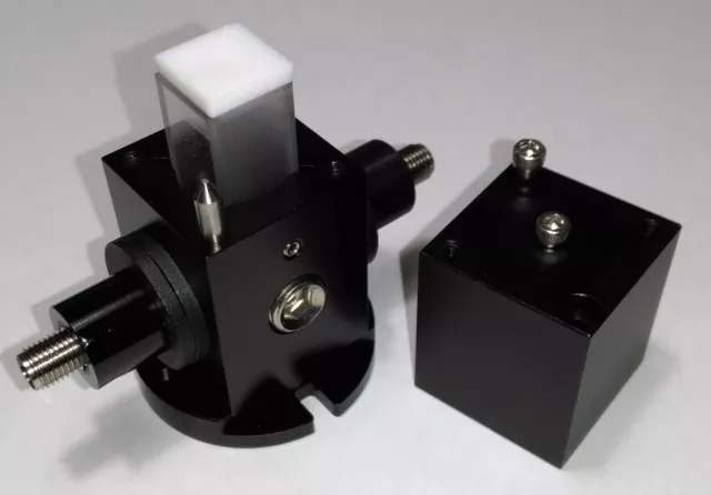 Cuvette étanche à la lumière et boîtier flacon de 15 mm avec collimateur + adaptateur SMA 905