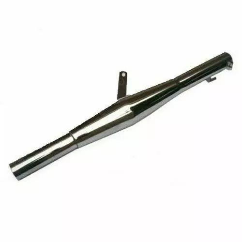 For Royal Enfield Short Rocket Exhaust Silencer Chrome 350 @Vi