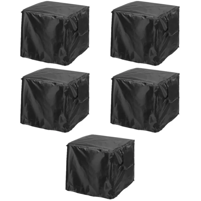 5 Pack Tissu Oxford Enduit D'argent 210d Couverture De Cage À