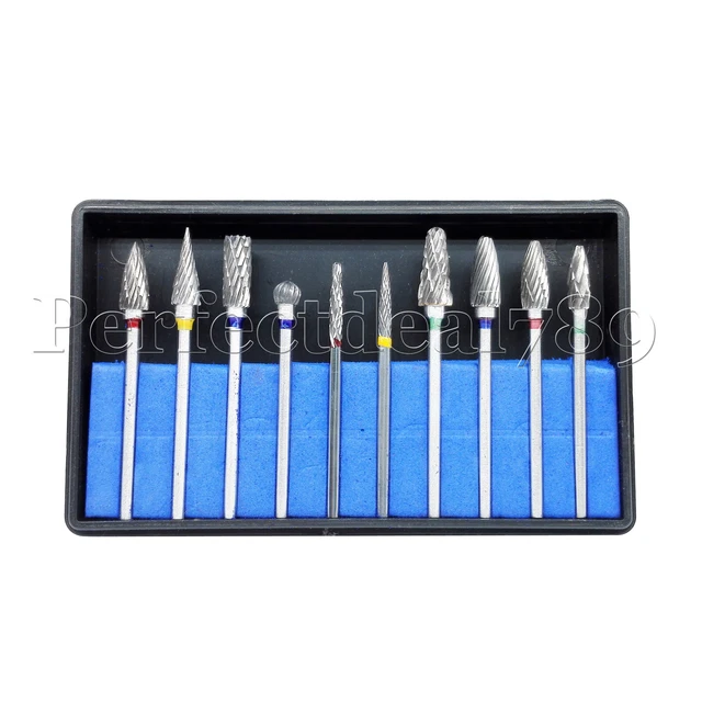 NEW Assorted Dental Lab Polishing Drills Tungsten Steel Carbide Burs 2.35MM RY