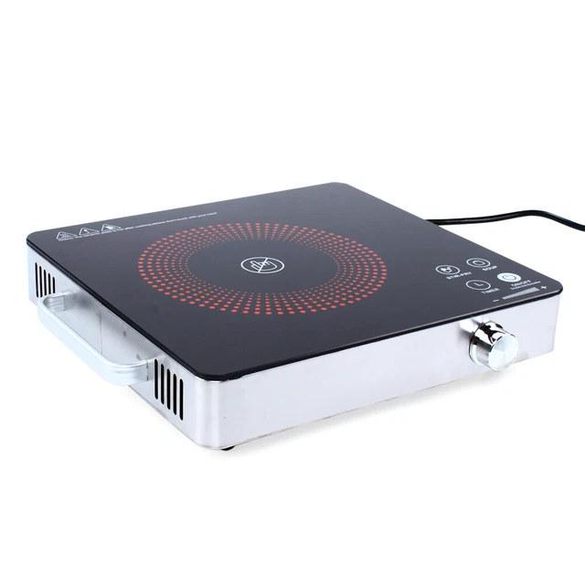 Piano Cottura Portatile Cooksir Vetroceramica 2000W | Touch Screen LED | Timer 4 Ore | Blocco Bambini | Ideale Per Piccoli Spazi E Campeggio - Foto 4