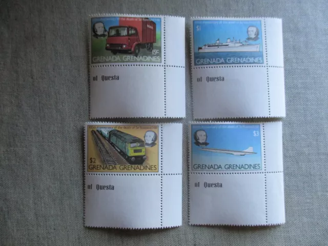 Grenada Grenadines, Scott# 328-331, MNH