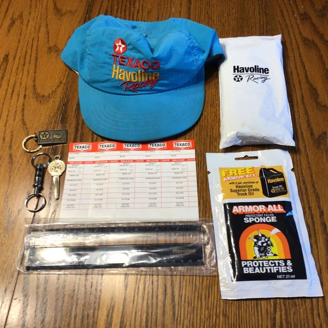Unique Texaco (8 items) Hat, Ruler, Keys & More
