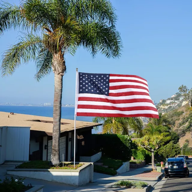 10x15FT American Flag Large US Flags Heavy Duty Embroidered Stars, Heavy 420D 3