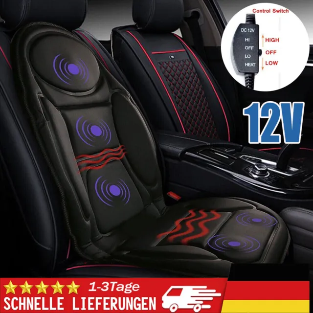 Auto Sitzheizung 12V DeLuxe 2 Heizstufen beheizbare Sitzauflage Heizkissen  PKW