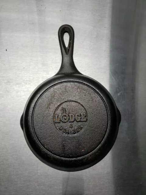 Lodge 6 1/2" Cast Iron Pre-Seasoned Skillet L3SK3 Made In USA Frying Pan 2