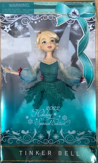 2022 Disney Store - Tinker Bell Special Edition Holiday Doll