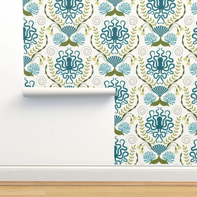 Removable Water-Activated Wallpaper