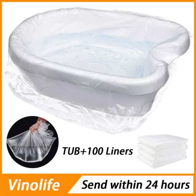 Ion Detox Foot Bath Tub Basin for All Ionic Detox Spa Machines with 100 Liners