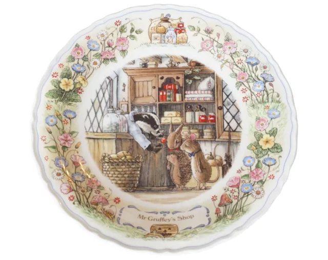 Wedgwood Foxwood Tales Placa - Mr Gruffey's Tienda