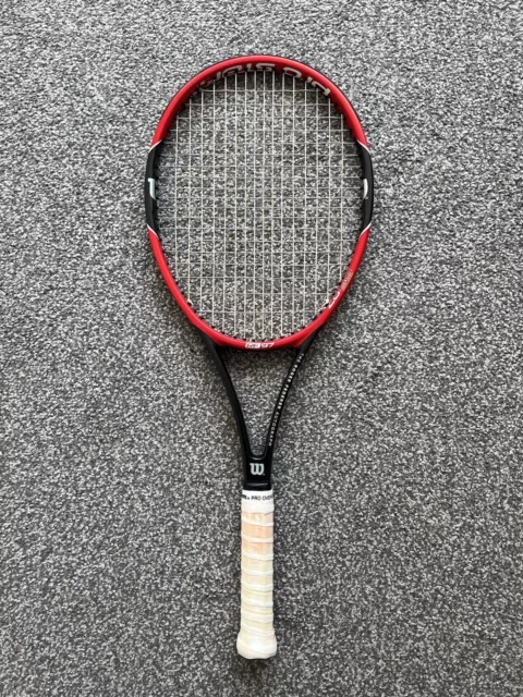 Wilson pro staff sales 97 red and black