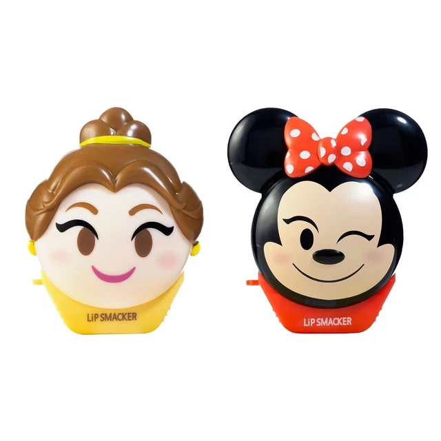 Lip Smacker Disney Emoji 2 Pack Belle/Minnie New 1411176