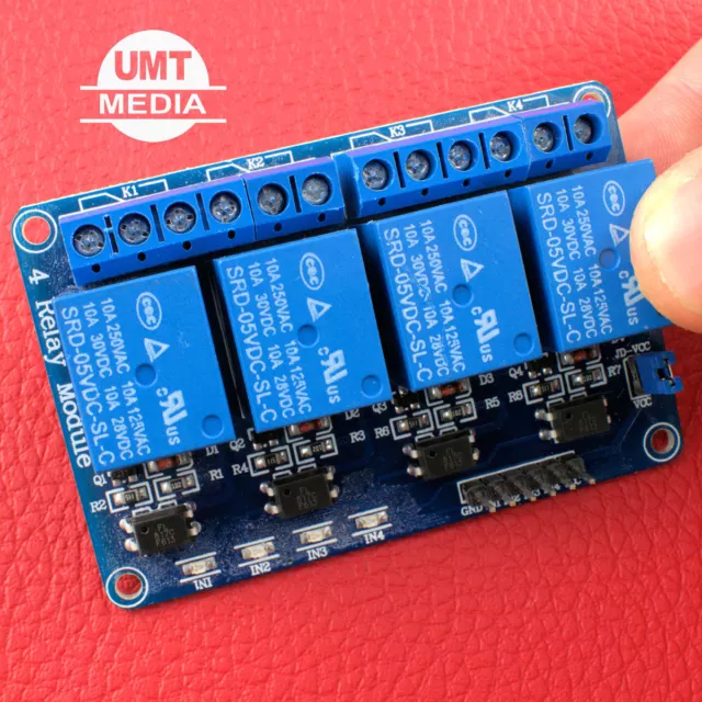 5V, 12V or 24V 1-2-4-8-16 Channel Relay Module Arduino PI ARM AVR DSP PIC 2