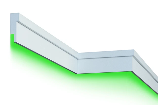 10 Metri Profili Piatti LED Facciata Casa Barre Luce Antiurto 140x45mm MC305 LED
