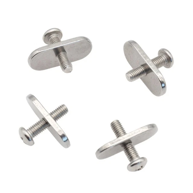 Kit De 6 Écrous Coulissants Pour Kayak – Base De Montage Universelle En Plastique Et Métal, Compatible Canoë Et Bateau à Rames