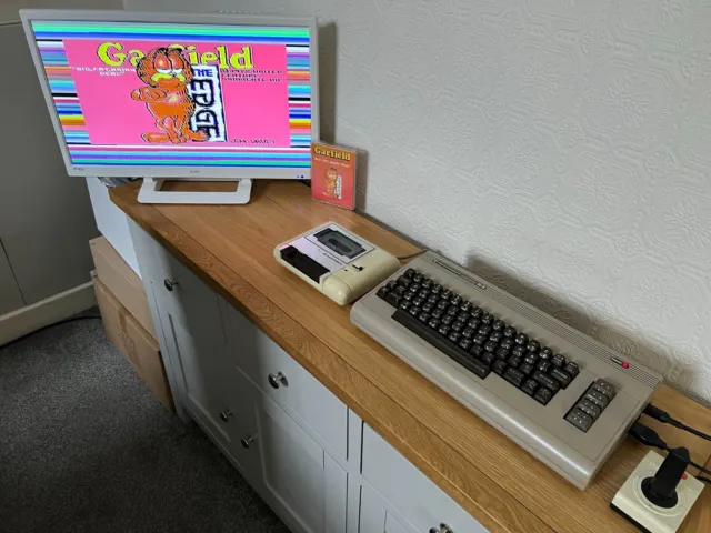 Edge Garfield Big Fat Hairy Deal Vintage Commodore 64 Kassette - vollständig getestet..! 15